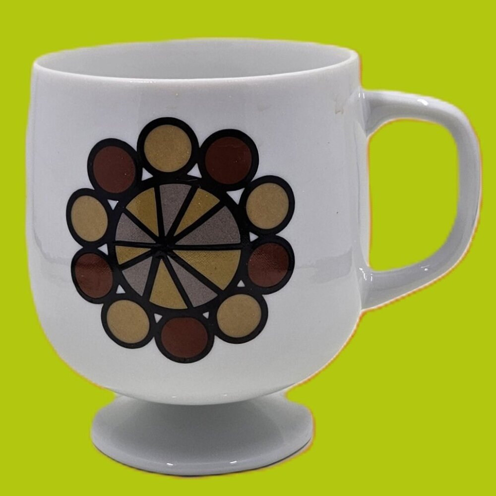 Vintage Holt Howard HH Mod Footed Mug 1970s